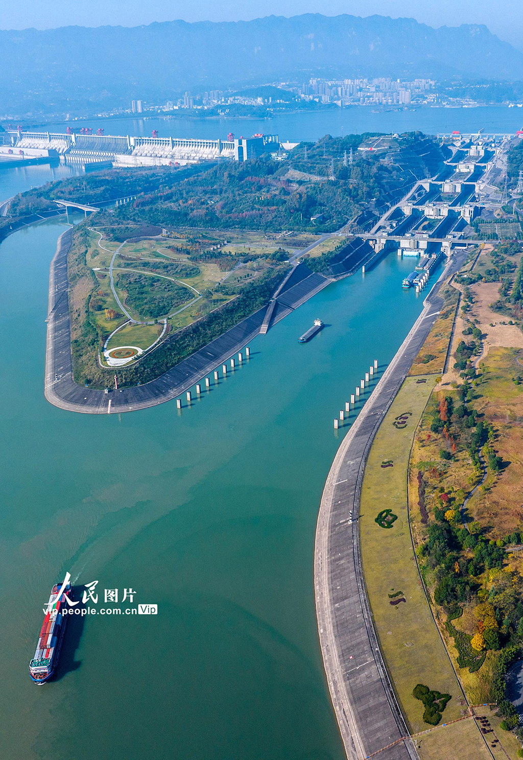 湖北宜昌：三峽大壩生態(tài)美【4】