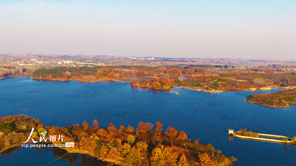 河南南陽(yáng)：生態(tài)水庫(kù) 冬景如畫(huà)【4】