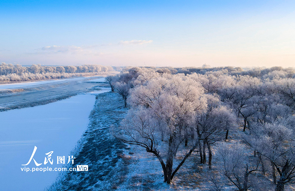 內蒙古呼和浩特：霧凇美景 宛若仙境【6】