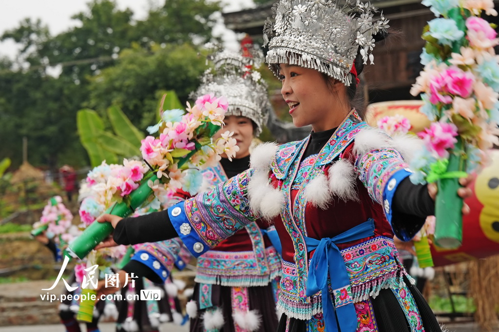 廣西融水：“打同年”迎新年