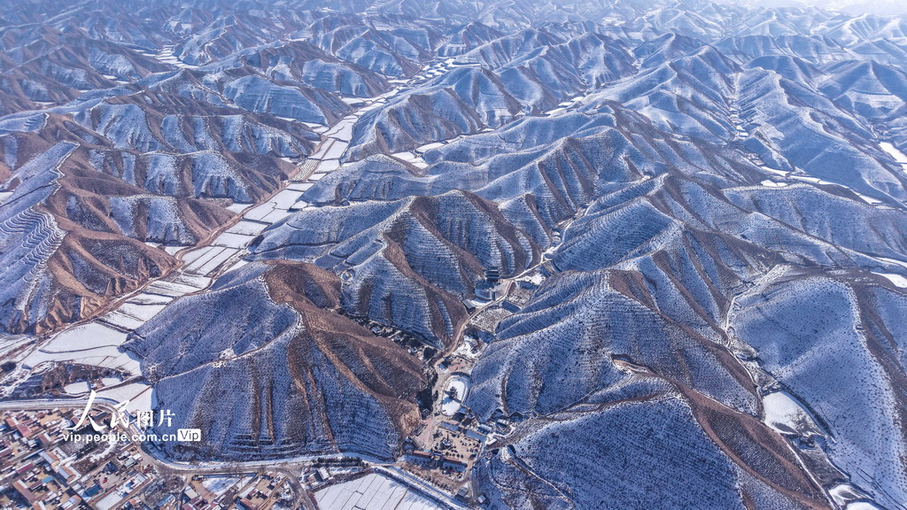 甘肅靖遠(yuǎn)：山川雪景如畫【3】